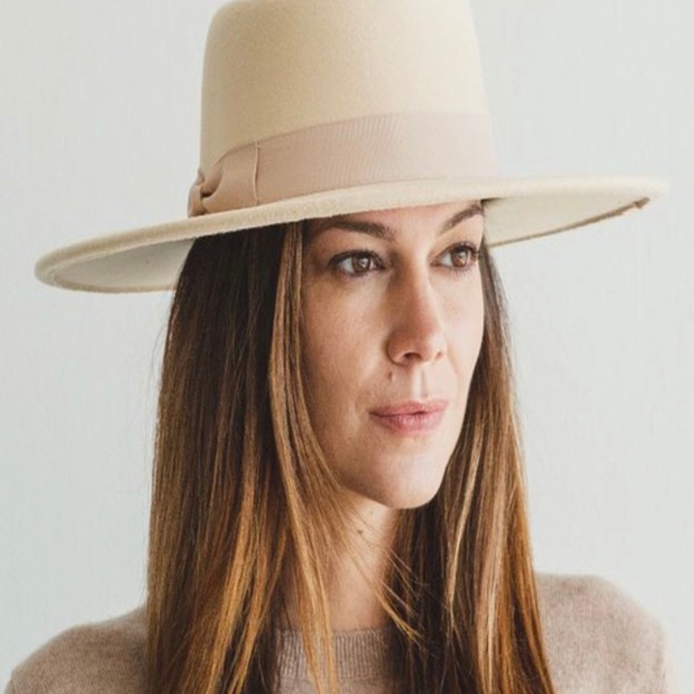 Wide Brim Boater Hat